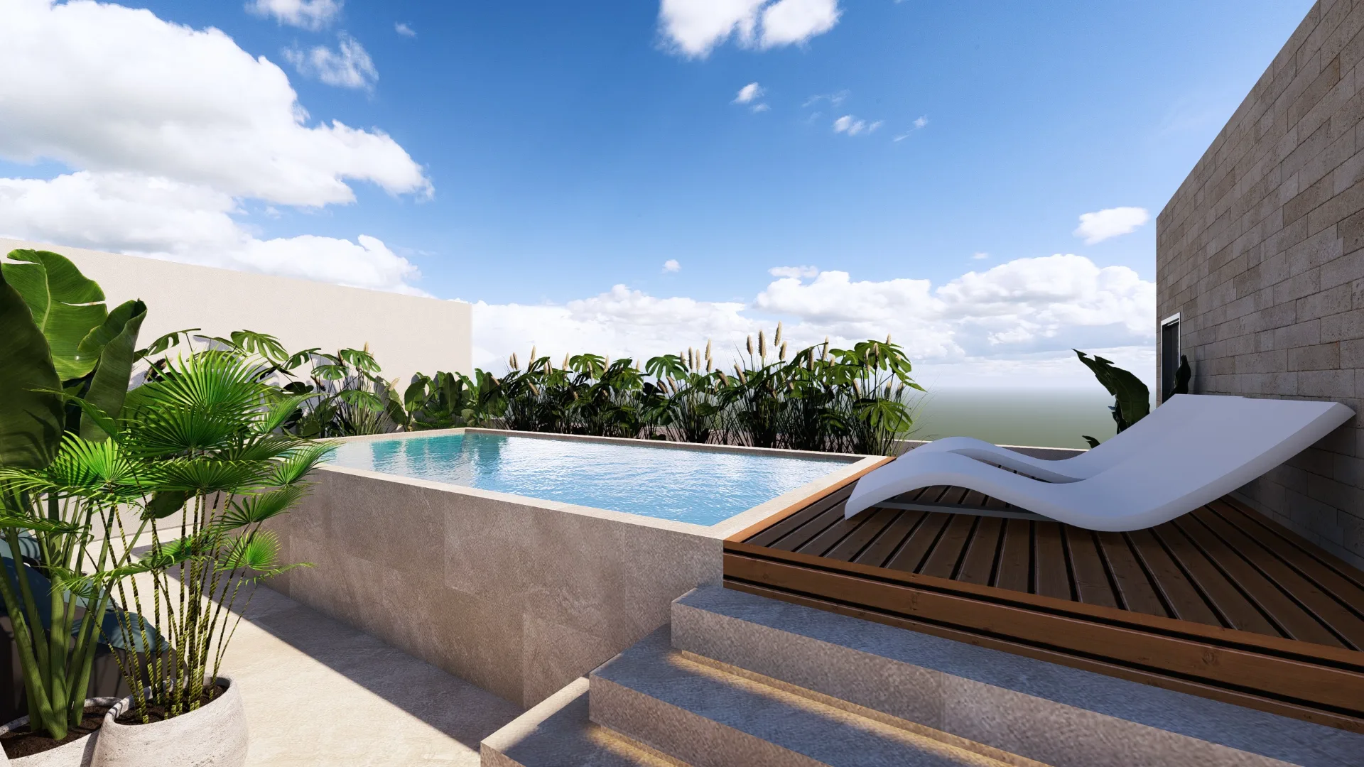 Résidence OLIVIA Rooftop – piscine rooftop 2